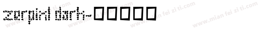 zerpixl dark字体转换